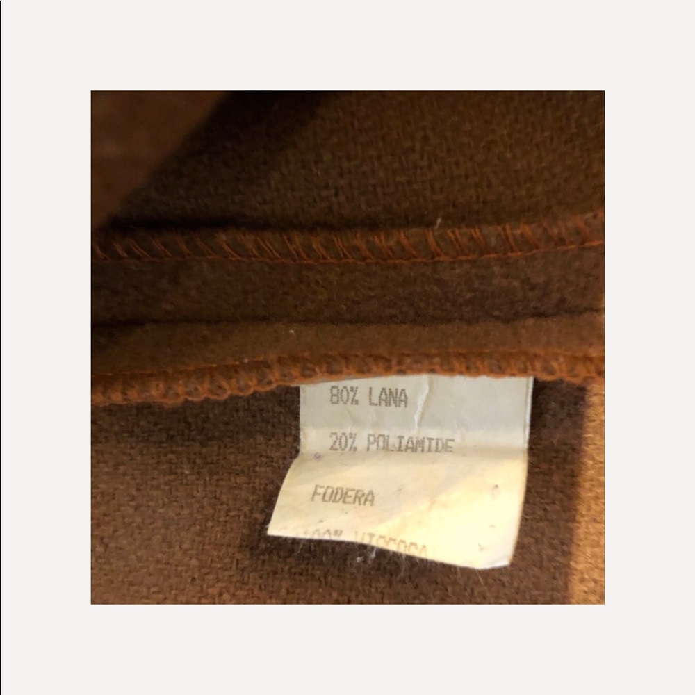 ❤️ Cape Coat in Camel colour - wool, Made in Ita… - Picture 9 of 9